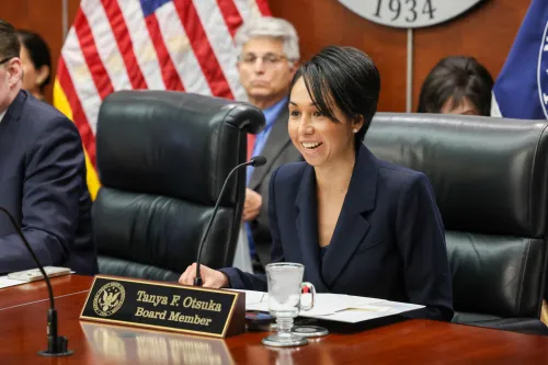 NCUA Board Member Tanya F. Otsuka during the February 2025 Board meeting